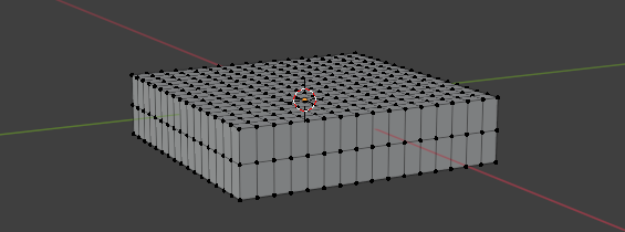 Vertices of a 0,0,0 centered object