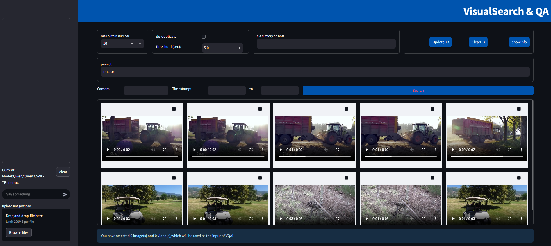 Search without deduplicate
