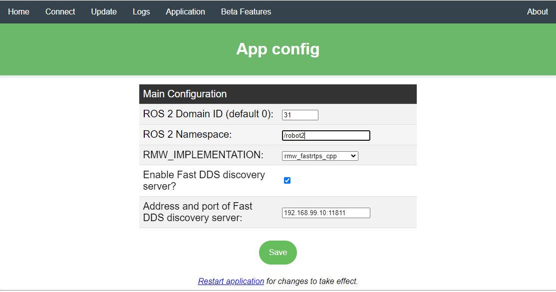 IR3 ROS Configuration
