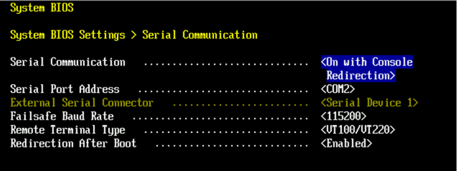 BIOS Settings