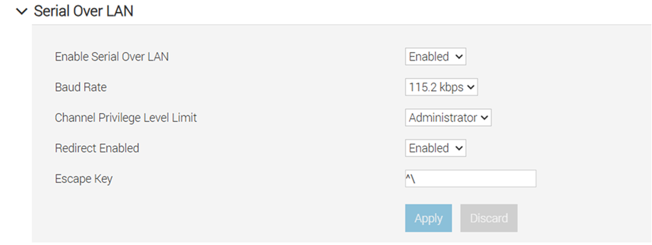 Xeon BMC Settings