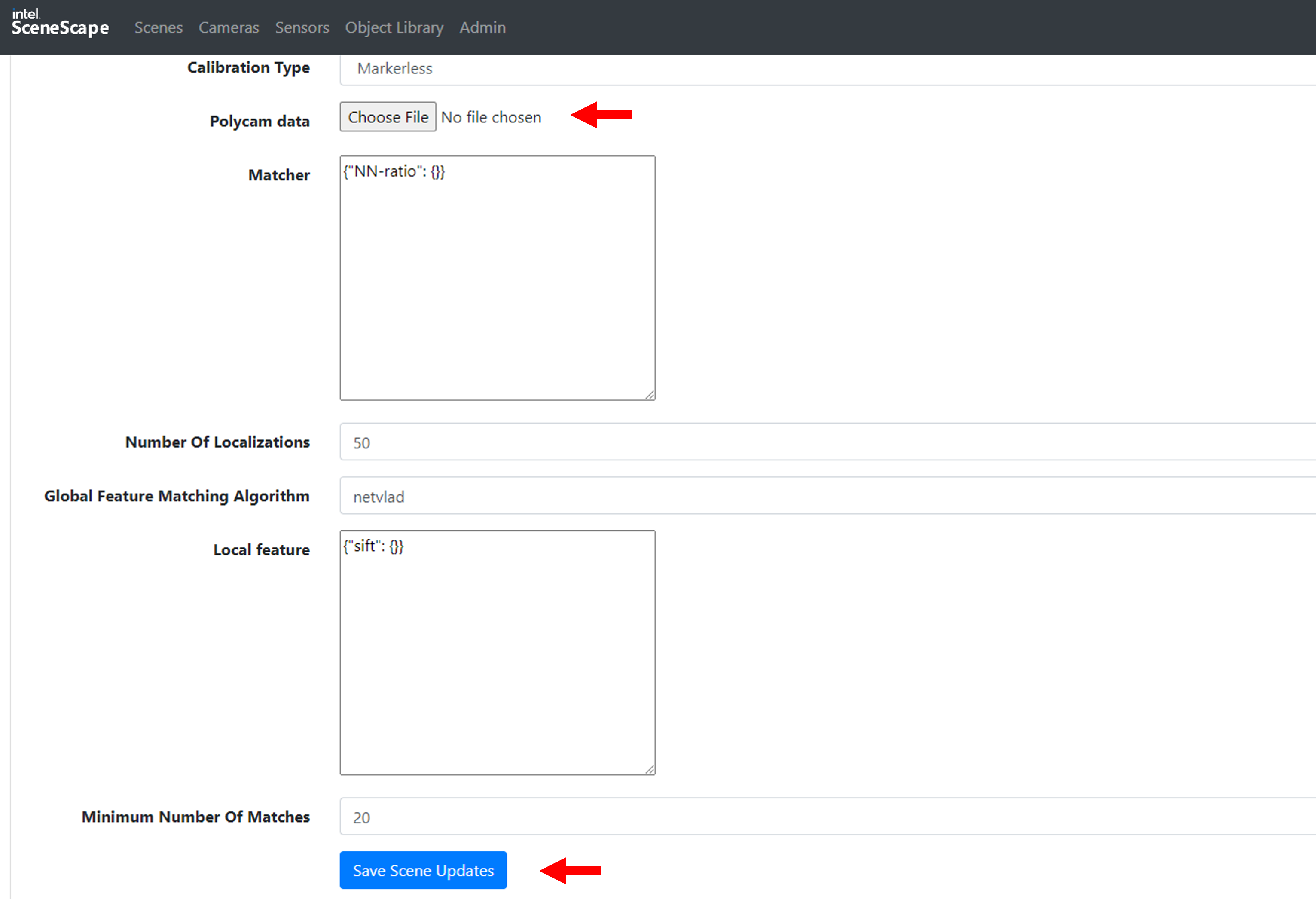 Upload Polycam Dataset