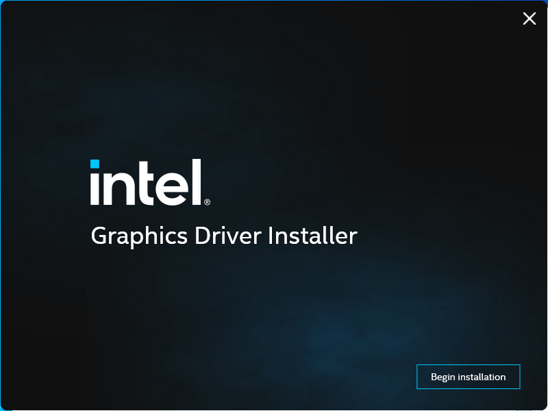 Windows 11 Intel Graphics Installer