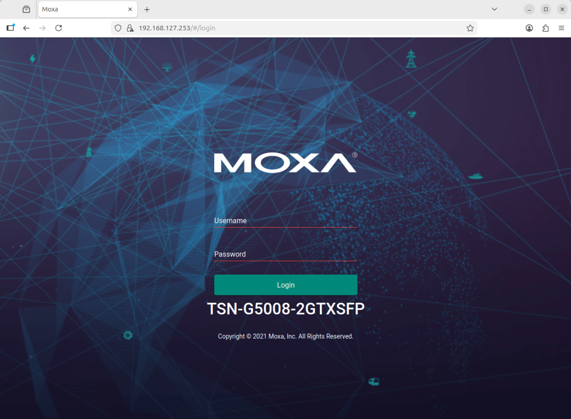 MOXA Web UI