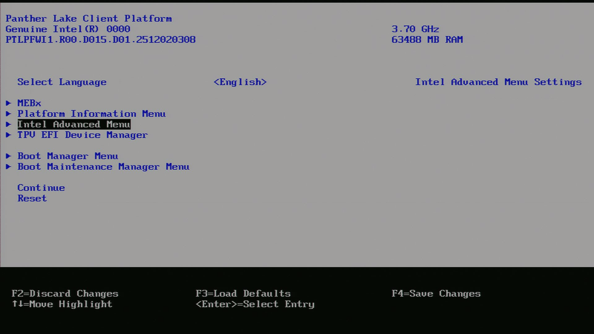 UEFI advanced
