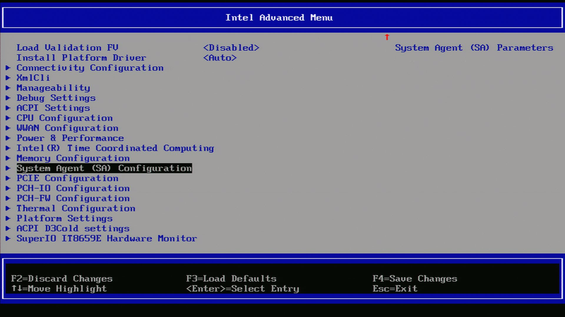 UEFI system agent