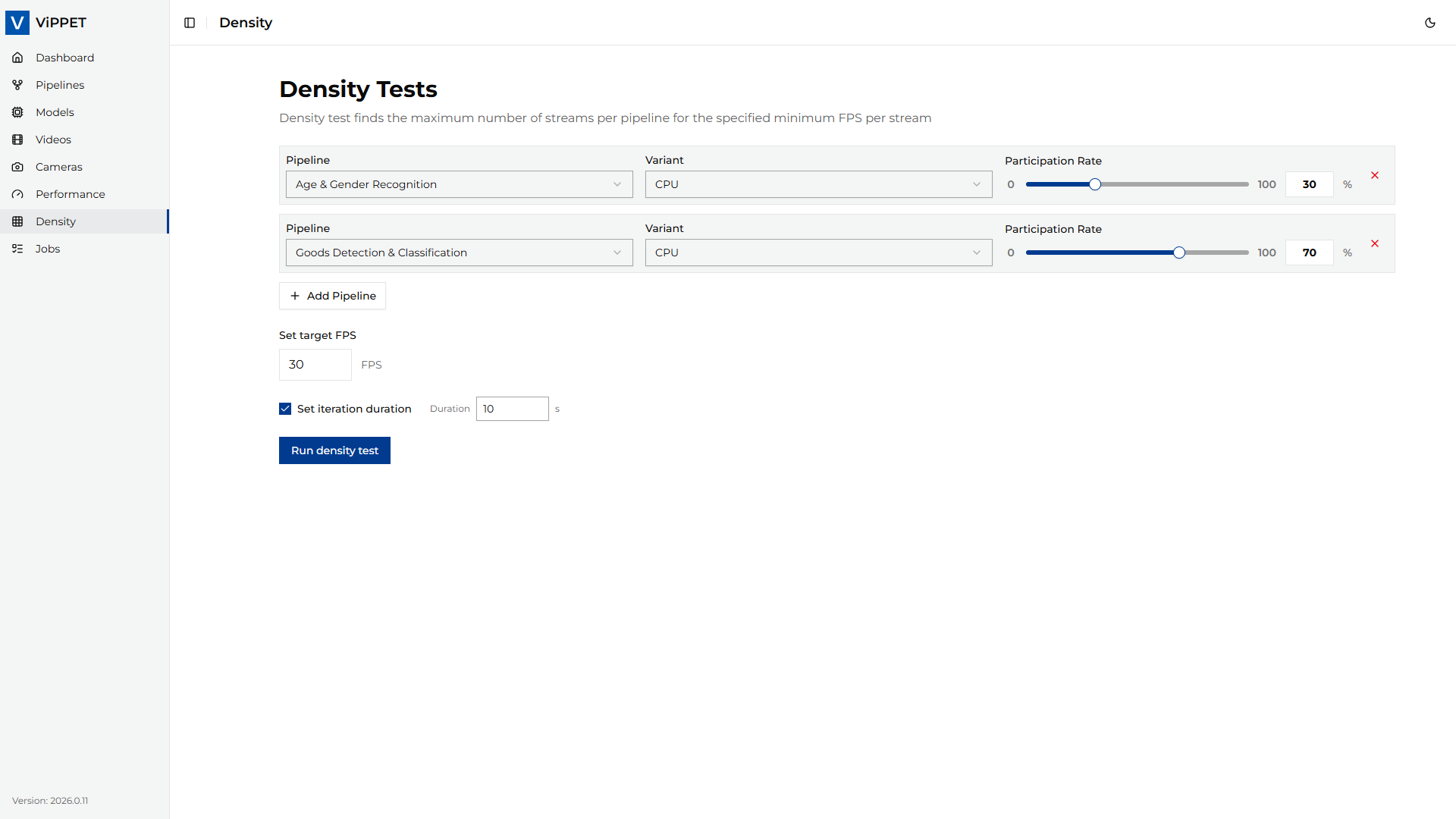 Density testing