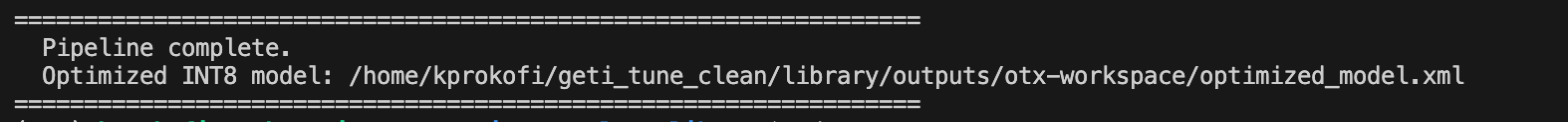 Generated Model Output