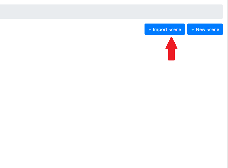 Importing a scene