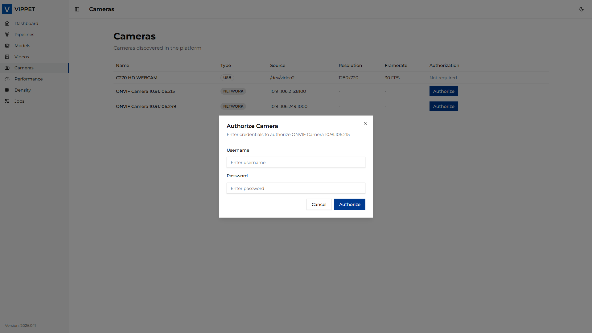 Camera Authentication