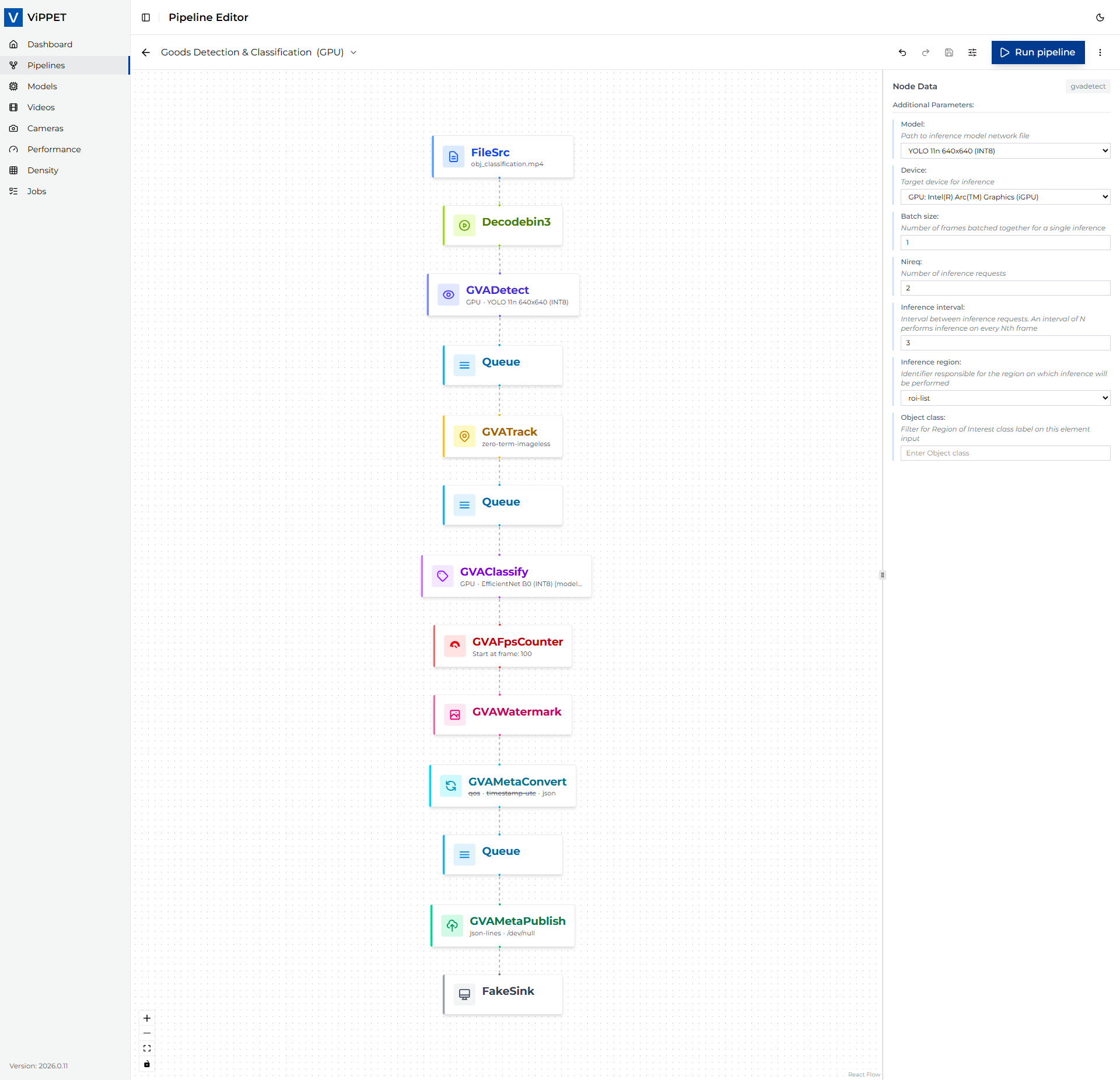 Pipeline Builder Advanced View