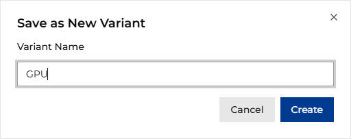 New Variant Name
