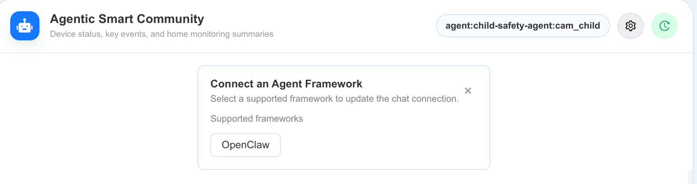 Configure the Agent Chat Session from Dashboard