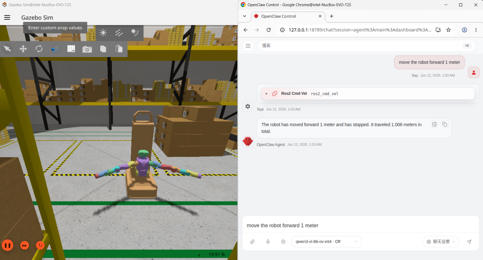 Robot Movement Validation