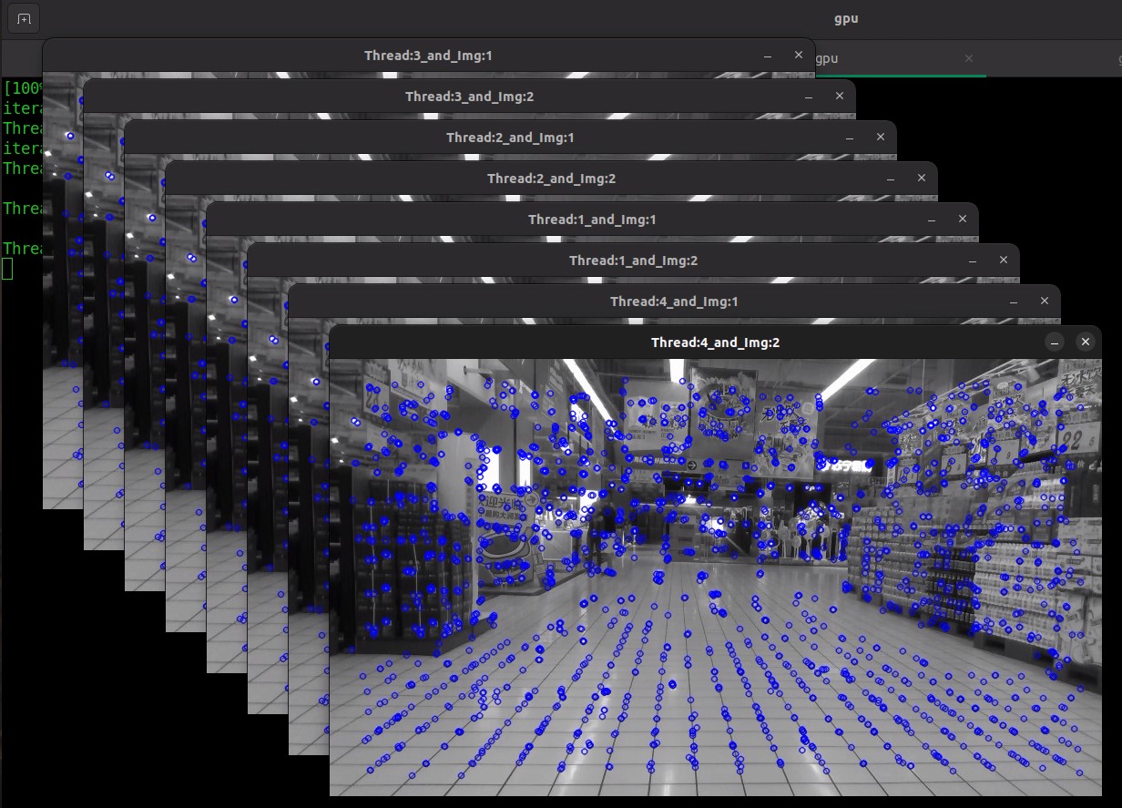 ORB extraction output