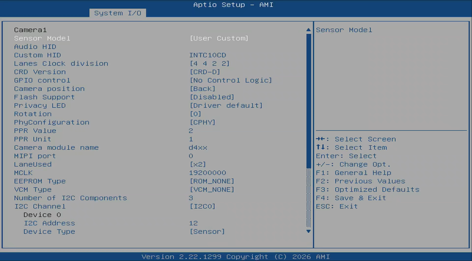 CEXD BIOS Main
