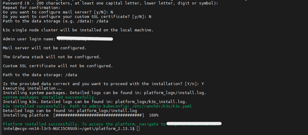 Geti™ Installation