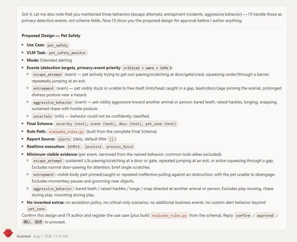 OpenClaw shows the proposed design and detection contract