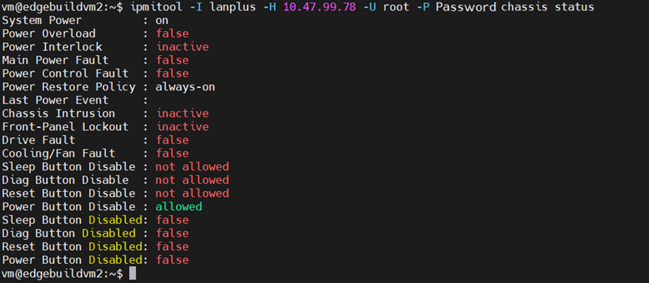 System Status Information