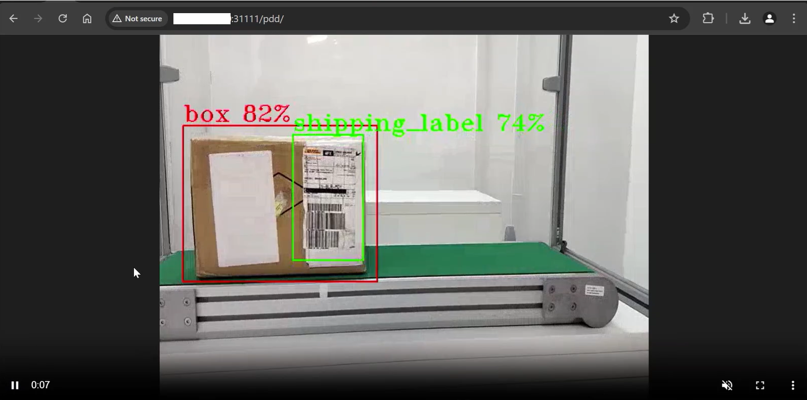Example of a WebRTC streaming using default mediamtx-port 8889