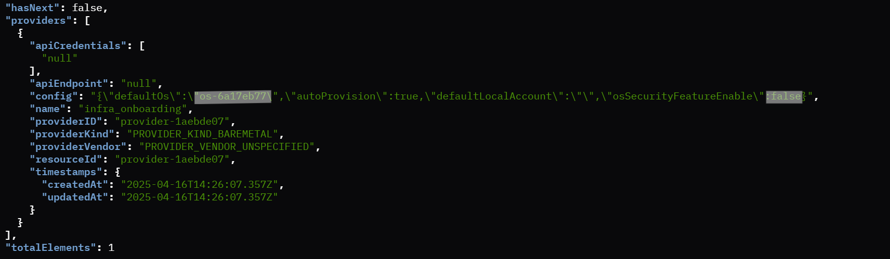 Edge Microvisor Toolkit Provider Details