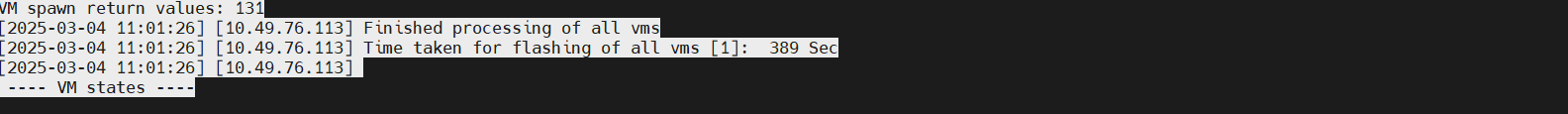 Microviser Os provisioning completed