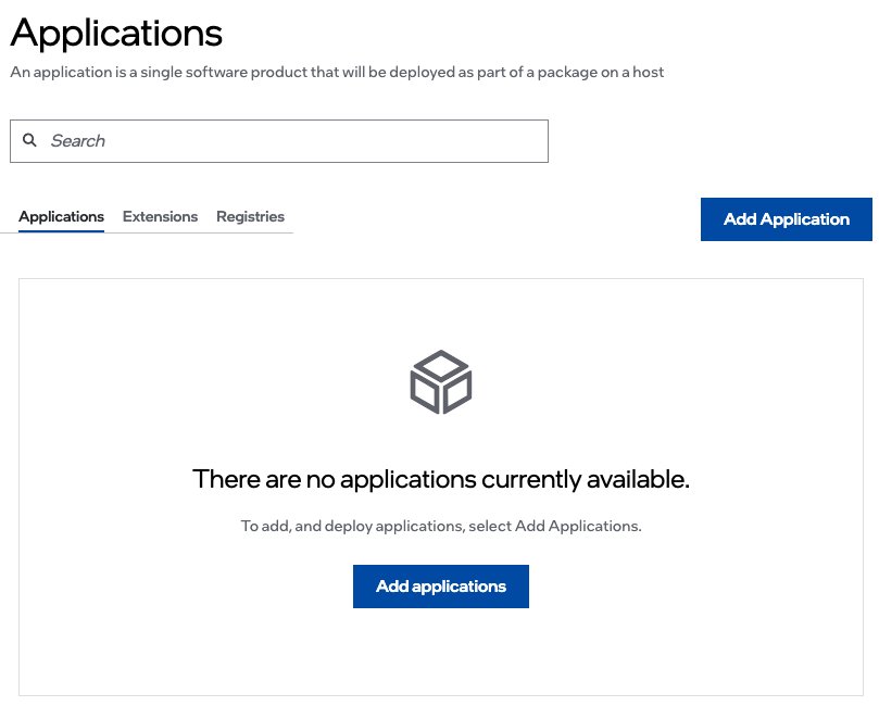 User-defined applications