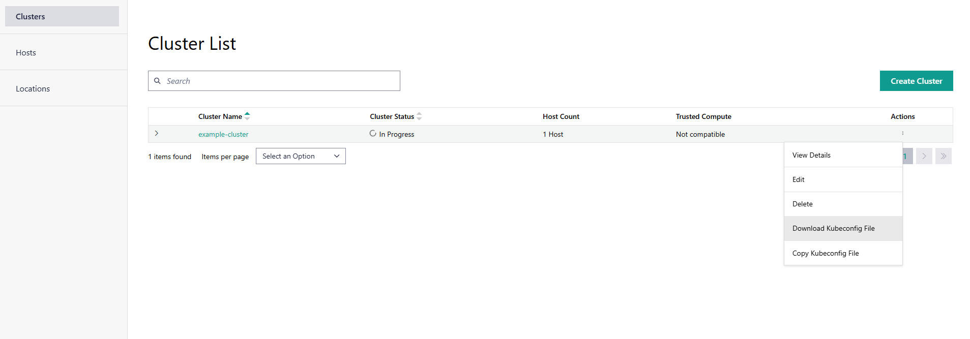 Download and Copy Kubeconfig