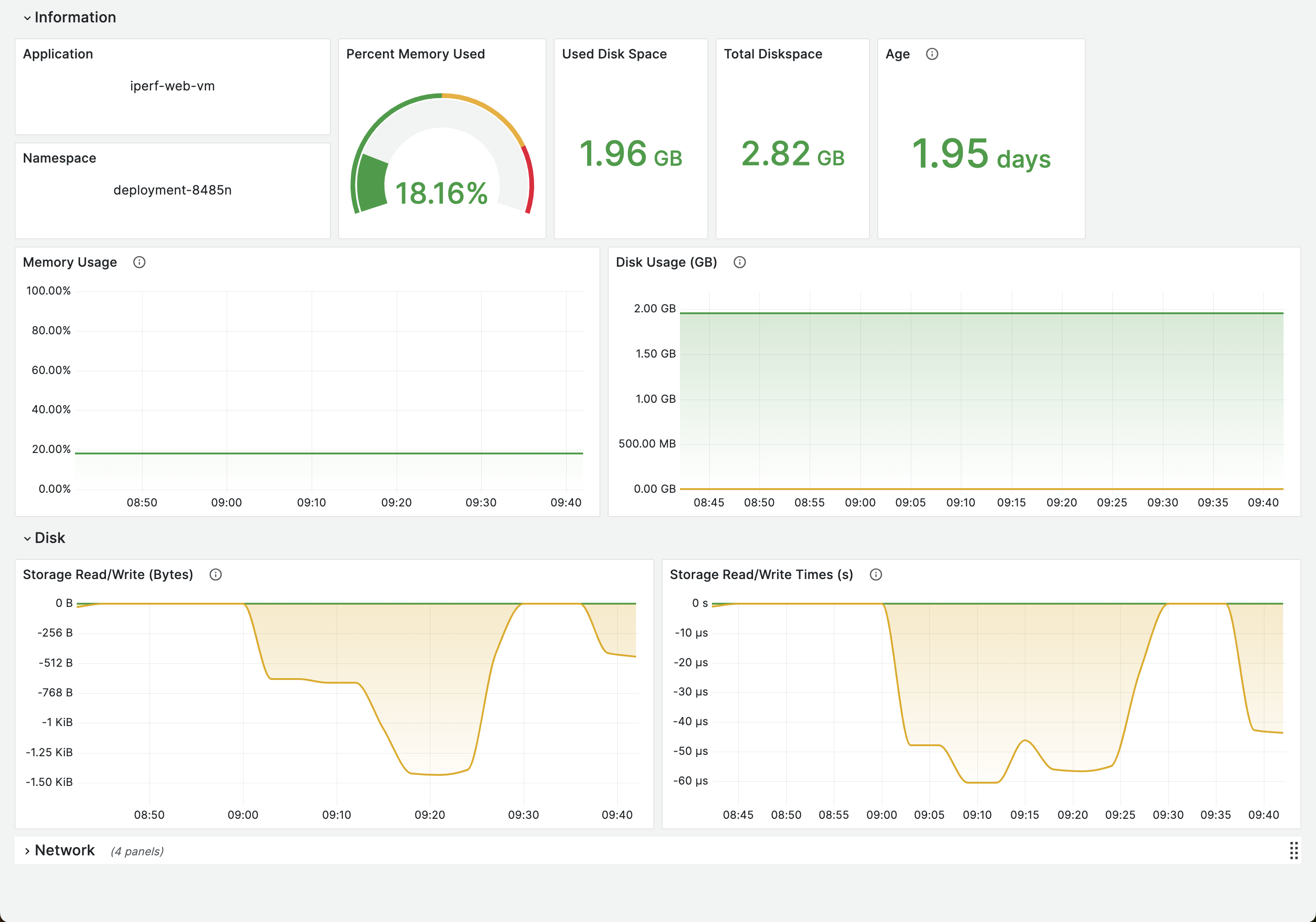 Edge Node Virtual Machine Application