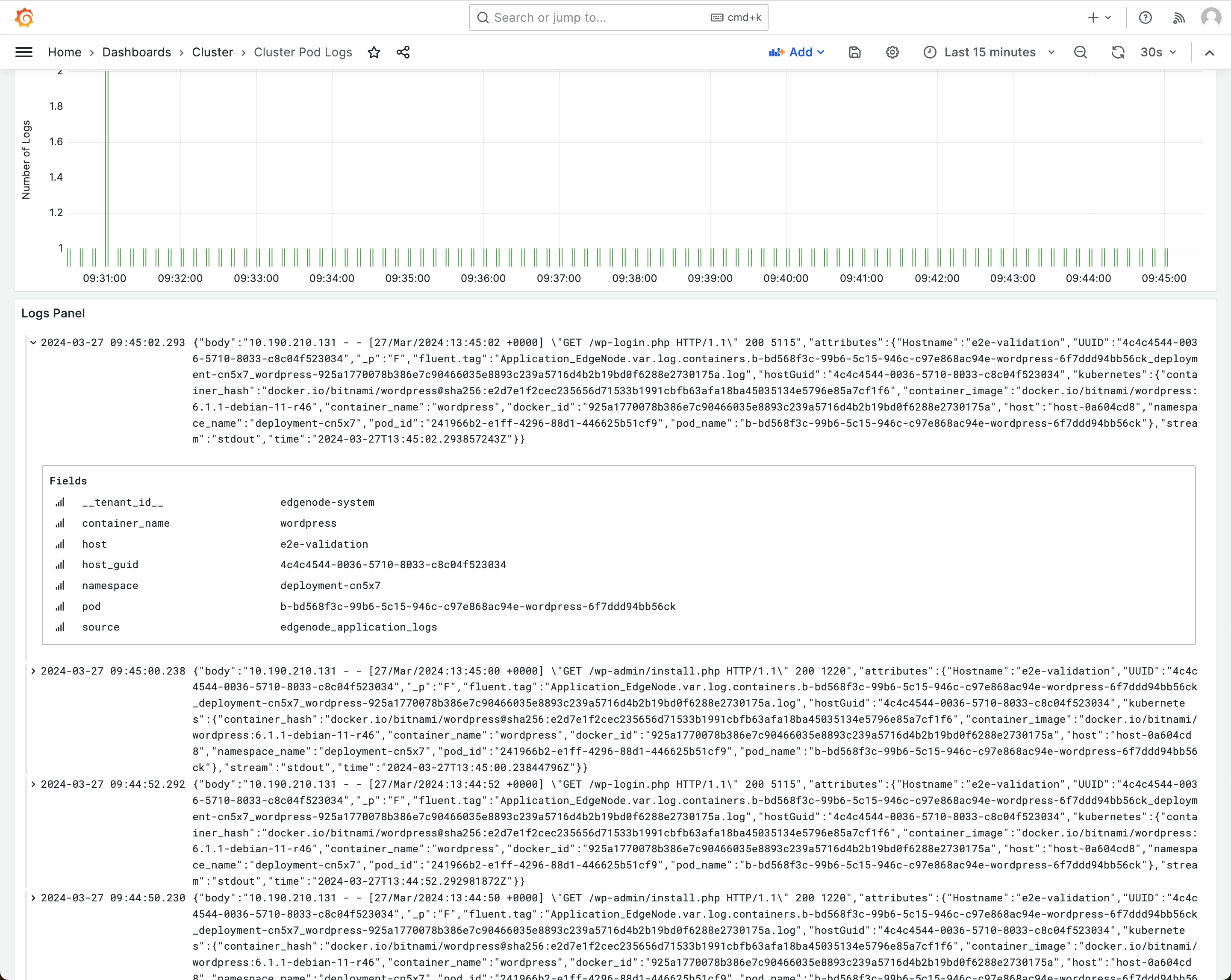 Edge Node Container Application