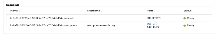 Endpoint view