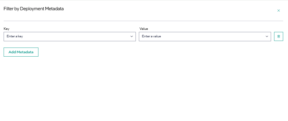 Metadata filter