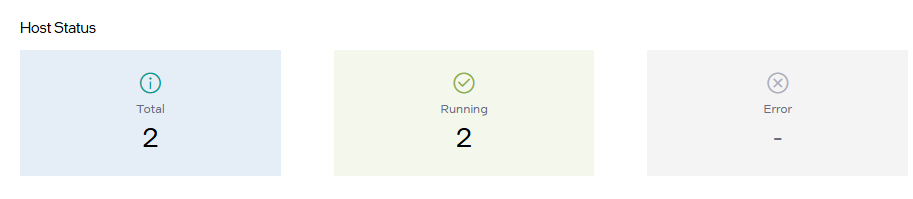 Host status