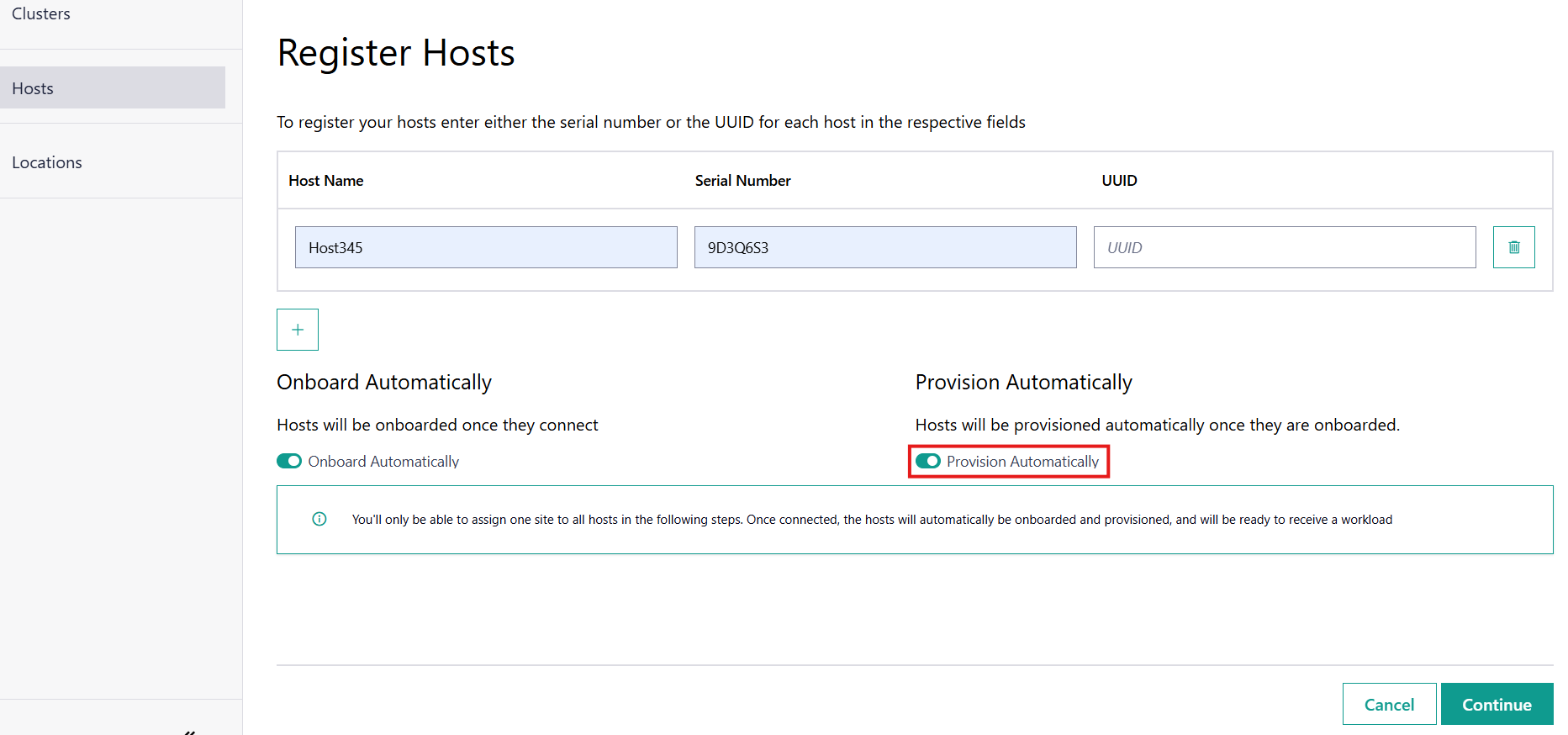 Register Host