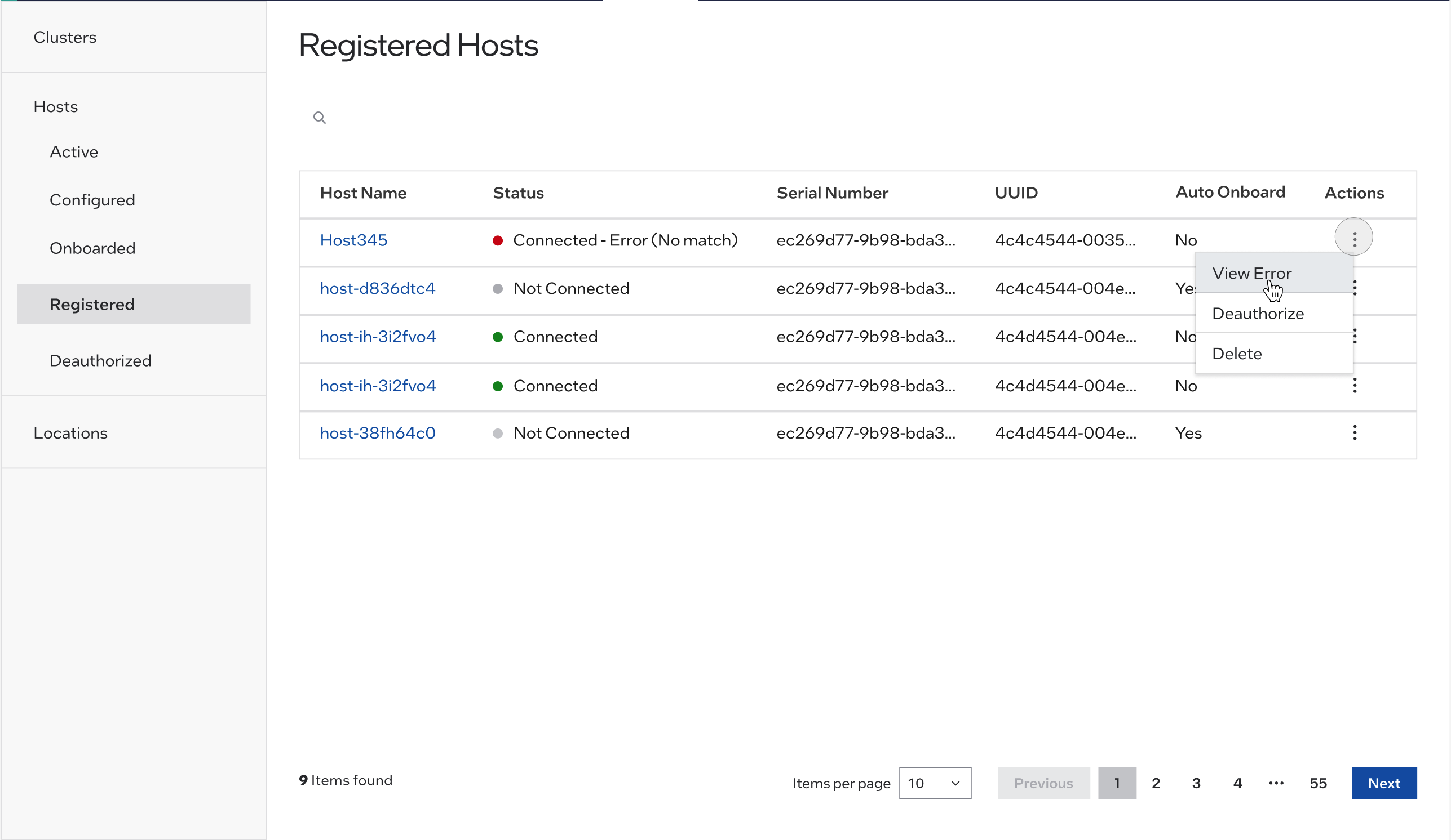 Register Host