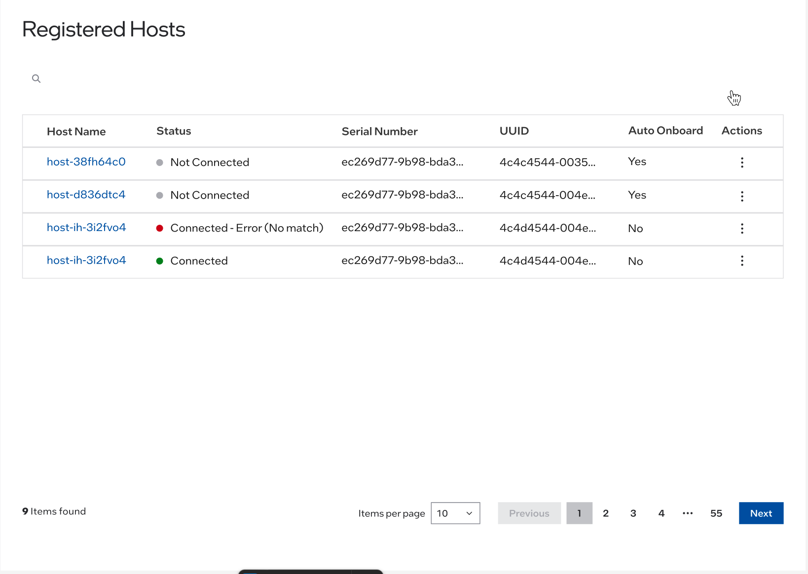 Register Host