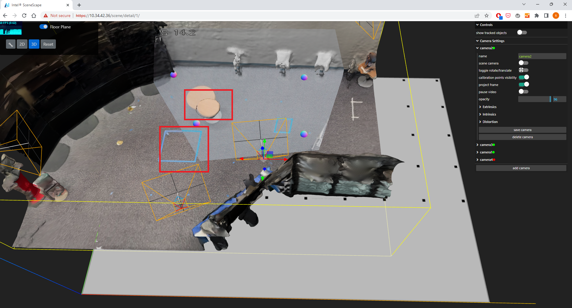 Use Scenescape 3D UI for Camera Calibration — Open Edge Platform ...